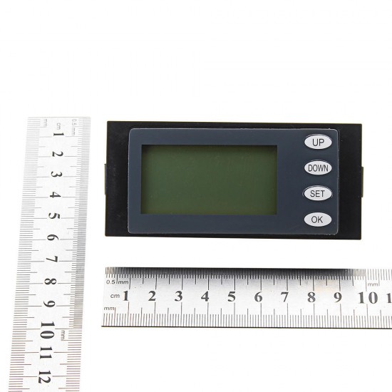 002 20A AC 80-260V Digital LCD Voltmeter Current Voltage Energy Meter KWH Panel Tester