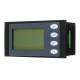 002 20A AC 80-260V Digital LCD Voltmeter Current Voltage Energy Meter KWH Panel Tester