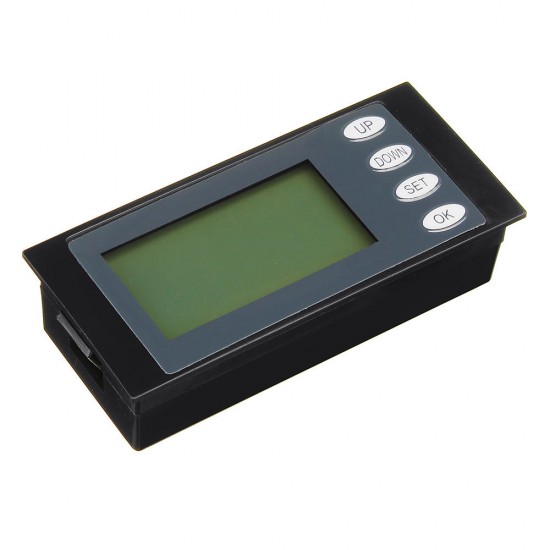 002 20A AC 80-260V Digital LCD Voltmeter Current Voltage Energy Meter KWH Panel Tester