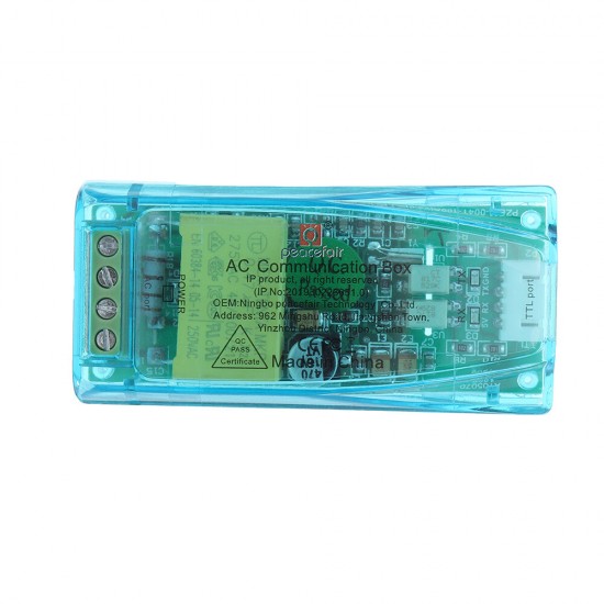 004T 0-100A AC Communication Box TTL Serial Module Voltage Current Power Frequency With Case