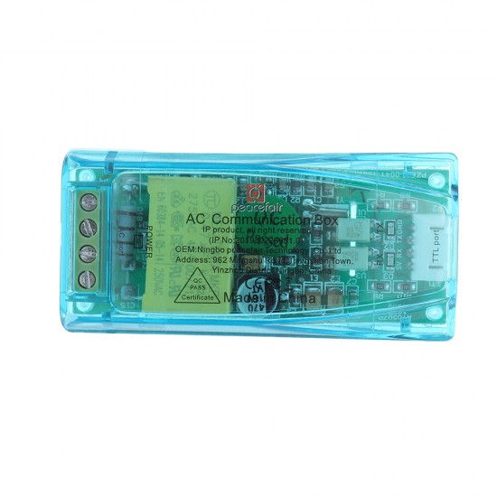 004T 10A AC Communication Box TTL Serial Module Voltage Current Power Frequency With Case
