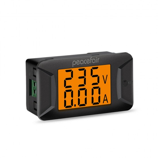 026 AC Voltage and Current Meter Dual Digital Display 40~400V/100A High-precision Digital Meter Voltmeter Ammeter