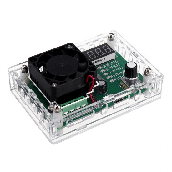 TEC-06 Battery Capacity Testing 16W Electronic Load Tester with Case for Mobile Power Tester LED Display with Fan Cable Online Draw Discharge Curve TEC-06 Battery Capacity Testing 16W Electronic Load Tester with Case for Mobile Power Tester LED Display with Fan Cable Online Draw Discharge Curve