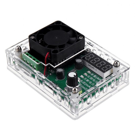 TEC-06 Battery Capacity Testing 16W Electronic Load Tester with Case for Mobile Power Tester LED Display with Fan Cable Online Draw Discharge Curve TEC-06 Battery Capacity Testing 16W Electronic Load Tester with Case for Mobile Power Tester LED Display with Fan Cable Online Draw Discharge Curve