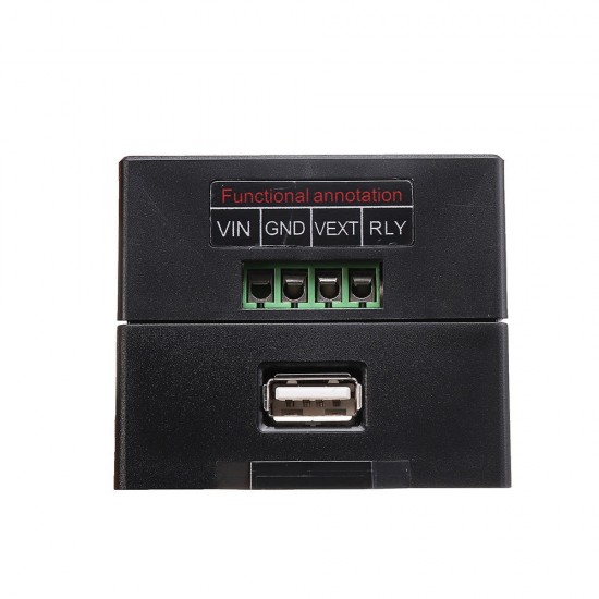 VAT1200 Wireless DC Voltmeter Current Tester Watt Measurement Digital Display Electric Garage Meter With Temperature Sensor