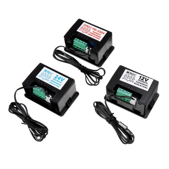 W2310 10A 12V 24V 220VAC Digital LED Temperature Controller for Incubator Thermostat NTC Sensor Microcomputer Thermoregulator W2310 10A 12V 24V 220VAC Digital LED Temperature Controller for Incubator Thermostat NTC Sensor Microcomputer Thermoregulator