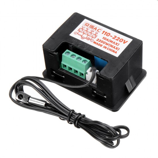 W2310 10A 12V 24V 220VAC Digital LED Temperature Controller for Incubator Thermostat NTC Sensor Microcomputer Thermoregulator W2310 10A 12V 24V 220VAC Digital LED Temperature Controller for Incubator Thermostat NTC Sensor Microcomputer Thermoregulator