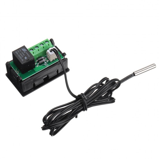 W3018 Digital Temperature Controller Miniature Embedded Digital Temperature Controller Switch 0.1°12V/24V