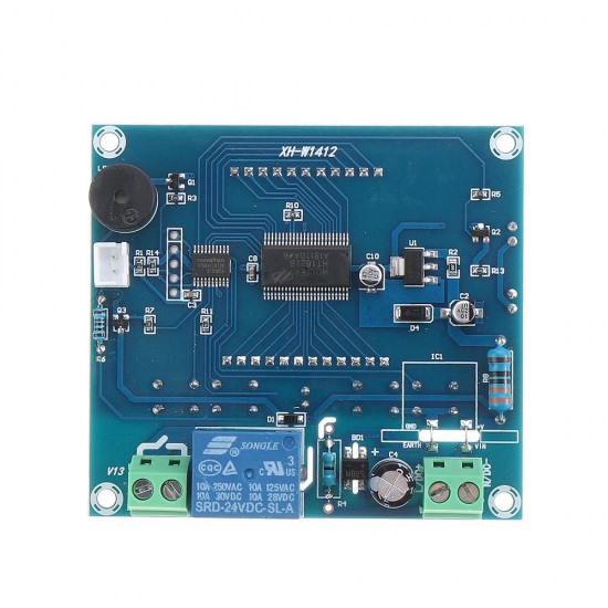 XH-W1412 Microcomputer Digital LCD Display Temperature Controller 0.1 High Precision Temperature Control Instrument