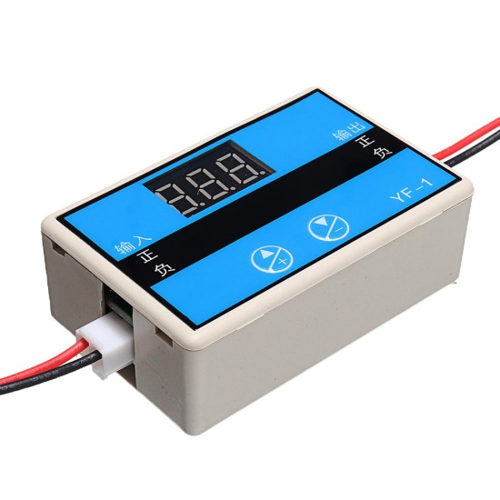 YF-01 DC Over-current Disconnection Protector Current Sensor Detection Current Monitoring with Digital Display