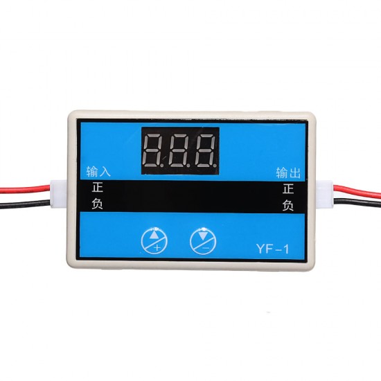 YF-01 DC Over-current Disconnection Protector Current Sensor Detection Current Monitoring with Digital Display