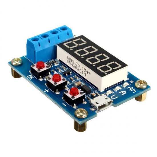 ZB2L3 18650 Battery Capacity Tester External Load Discharge Type 1.2-12V Tester with Two 7.5 Resistors ZB2L3 18650 Battery Capacity Tester External Load Discharge Type 1.2-12V Tester with Two 7.5 Resistors
