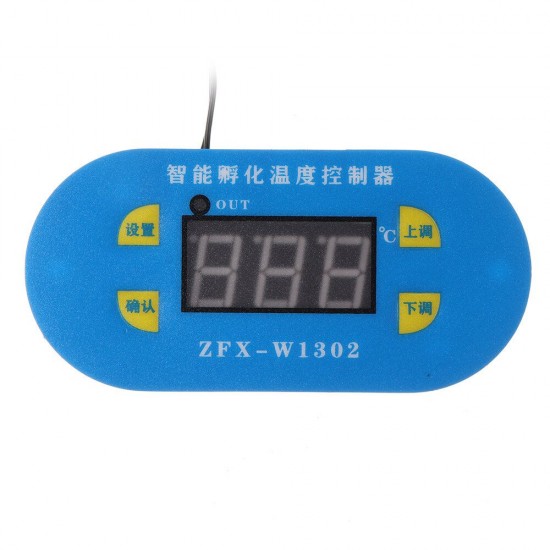 ZFX-W1302 Digital Thermostat Controller Temperature Controlling Temperature Meter for Automatic Egg Incubator