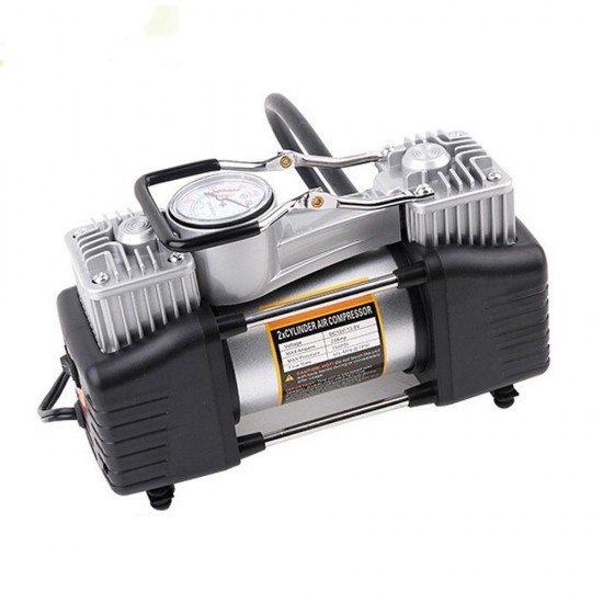 12V 150PSI Portable Heavy Duty Dual Cylinder Air Pump Air Compressor Tire Inflator For Car Truck RV 12V 150PSI Portable Heavy Duty Dual Cylinder Air Pump Air Compressor Tire Inflator For Car Truck RV