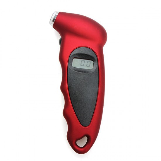 Red LCD Digital Display Automobile Tire Pressure Gauge With Light Red LCD Digital Display Automobile Tire Pressure Gauge With Light