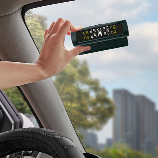 Solar Powered Car Tire Pressure Monitoring System Car Automatic Detection Solar Powered Car Tire Pressure Monitoring System Car Automatic Detection