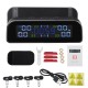 Wireless Tire Pressure Monitoring System Solar Power Clock LCD Display