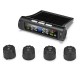 T240 Solar Power Tire Pressure Monitor System Universal Tester Wireless LCD Display with 4 External Sensors T240 Solar Power Tire Pressure Monitor System Universal Tester Wireless LCD Display with 4 External Sensors