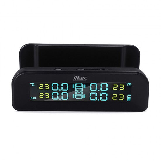 T260 Solar Tire Pressure Monitor System Real-time Tester LCD Screen 4 External Sensors Auto Power On Off T260 Solar Tire Pressure Monitor System Real-time Tester LCD Screen 4 External Sensors Auto Power On Off