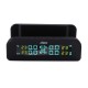 T260 Solar Tire Pressure Monitor System Real-time Tester LCD Screen 4 External Sensors Auto Power On Off