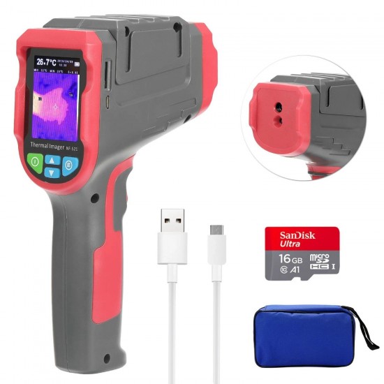 2.4 Inch Portable Infrared Thermal Imager Handheld Imaging Camera Digital TFT LCD Display Thermometer Temperature Measurement Instrument