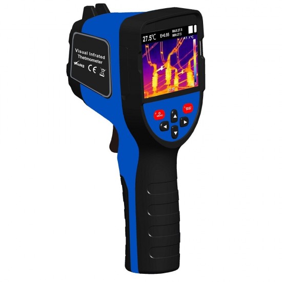 IR-895 Handheld 3.5'' 160 x 120 Infrared Thermal Imager -20 ~ 450°C Temperature Imaging Camera Detector 300000 Pixels Visual Image Resolution