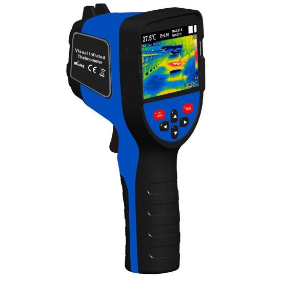 IR-895 Handheld 3.5'' 160 x 120 Infrared Thermal Imager -20 ~ 450°C Temperature Imaging Camera Detector 300000 Pixels Visual Image Resolution