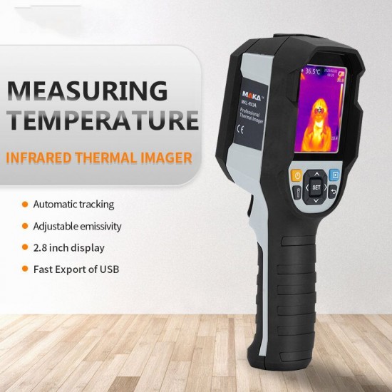 MKLR03A Handheld Digital HD Thermal Imager Temperature Sensor IR Imaging IR Resolution 19,200 Pixels MKLR03A Handheld Digital HD Thermal Imager Temperature Sensor IR Imaging IR Resolution 19,200 Pixels