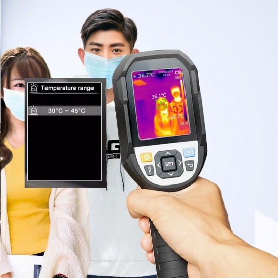 MKLR03A Handheld Digital HD Thermal Imager Temperature Sensor IR Imaging IR Resolution 19,200 Pixels MKLR03A Handheld Digital HD Thermal Imager Temperature Sensor IR Imaging IR Resolution 19,200 Pixels