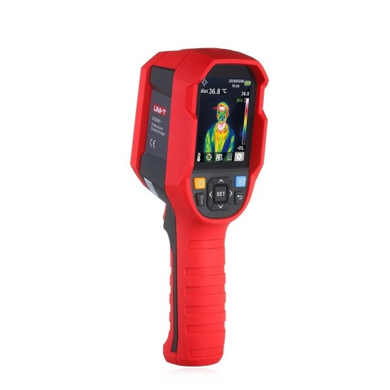 Professional Thermal Imager IR Resolution 80*60 Infrared Thermal Imaging Camera 30°45°86°113° TIC Handheld Infrared Camera Thermographic Camera with High Temperature Buzzer Alarm