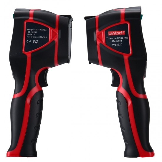 WT3220 Infrared Thermal Imager 220*160 Infrared Image Resolution 2.8inch Color Screen Digital Display Professional Handheld HD IR Thermal Imager WT3220 Infrared Thermal Imager 220*160 Infrared Image Resolution 2.8inch Color Screen Digital Display Professional Handheld HD IR Thermal Imager