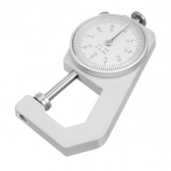 0-20mm Metal Leather Craft Toll Thickness Gauge Measure Tester Dial 0-20mm Metal Leather Craft Toll Thickness Gauge Measure Tester Dial