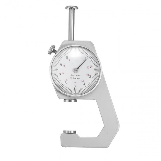 0-20mm Metal Leather Craft Toll Thickness Gauge Measure Tester Dial 0-20mm Metal Leather Craft Toll Thickness Gauge Measure Tester Dial