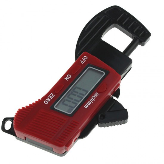 12.7mm Digital Thickness Gauge Mini Dial Thickness Meter Carbon Fiber Composite Width Measurement Tool