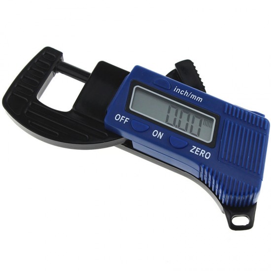 12.7mm Digital Thickness Gauge Mini Dial Thickness Meter Carbon Fiber Composite Width Measurement Tool