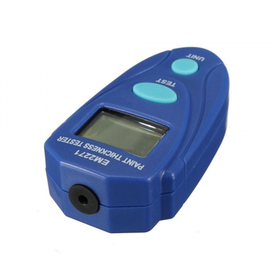 EM2271 Mini Thickness Gauge Coating Digital Painting Thickness Tester Meter Mini LCD Automotive Data Hold Car Coating Thickness Measurement Tool