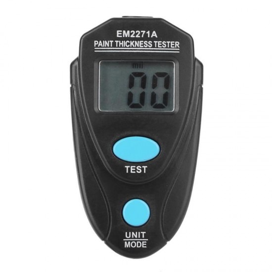 EM2271A Digital Fe/NFe 0.00-2.20mm Thickness Gauge Coating Meter For Car Meter Manual Portable Mini Paint Tester LCD Display Thickness Measurement Tool EM2271A Digital Fe/NFe 0.00-2.20mm Thickness Gauge Coating Meter For Car Meter Manual Portable Mini Paint Tester LCD Display Thickness Measurement Tool