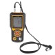 HT-1200 Ultrasonic Thickness Gauge Meter Steel Thickness Tester 1.2-225mm Range 0.1mm Resolution Four-digit LCD Display