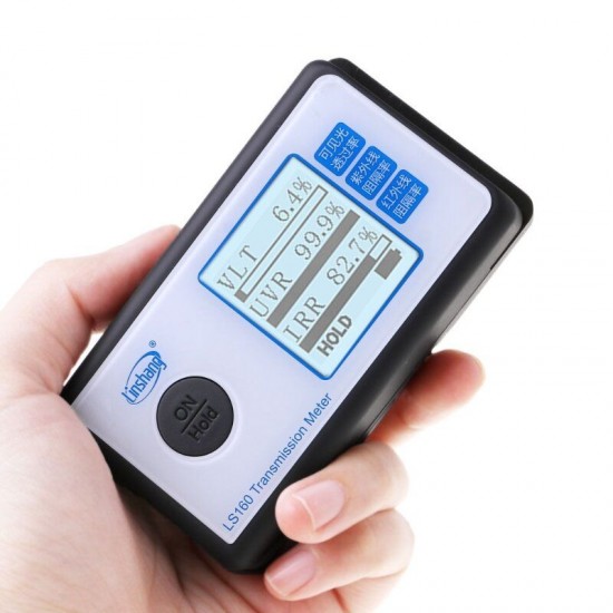 LS160 Transmission Meter Portable Solar Film Tester Handheld Automotive Film Three-display Testing Instrument