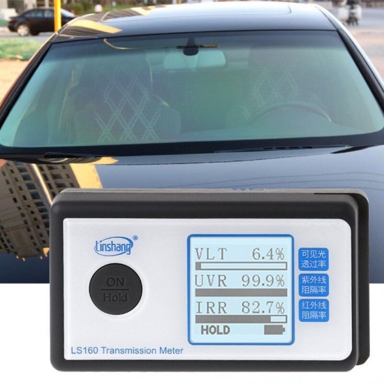 LS160 Transmission Meter Portable Solar Film Tester Handheld Automotive Film Three-display Testing Instrument