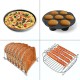 1 Set 8 Inch Air Fryer Accessories Rack Cake Pizza Oven Barbecue Frying Pan Tray 1 Set 8 Inch Air Fryer Accessories Rack Cake Pizza Oven Barbecue Frying Pan Tray