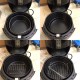 1 Set 8 Inch Air Fryer Accessories Rack Cake Pizza Oven Barbecue Frying Pan Tray