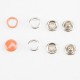 100/200 Sets DIY Press Studs Tools Kit Assorted Colors Snap Metal Sewing Buttons 100/200 Sets DIY Press Studs Tools Kit Assorted Colors Snap Metal Sewing Buttons
