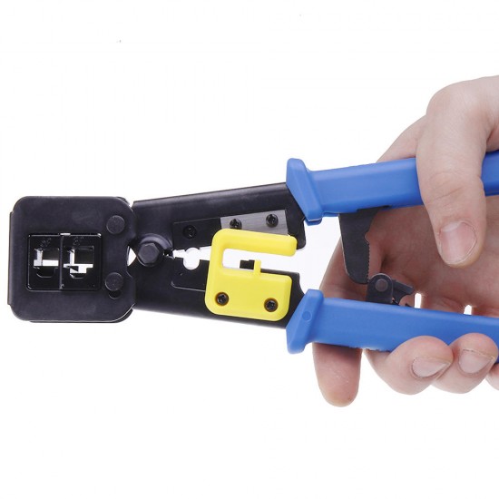103Pcs Network Repair Tool Kit 6P/8P Network Hole Crystal Head Wire Crimper Plier with Mini Wire Stripper Screwdriver 103Pcs Network Repair Tool Kit 6P/8P Network Hole Crystal Head Wire Crimper Plier with Mini Wire Stripper Screwdriver