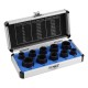 10Ppcs Damaged Bolt Nut Screw Remover Extractor Removal Set Nut Removal Socket Tool Threading Hand Tools Kit with Case 10Ppcs Damaged Bolt Nut Screw Remover Extractor Removal Set Nut Removal Socket Tool Threading Hand Tools Kit with Case