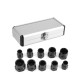 10Ppcs Damaged Bolt Nut Screw Remover Extractor Removal Set Nut Removal Socket Tool Threading Hand Tools Kit with Case 10Ppcs Damaged Bolt Nut Screw Remover Extractor Removal Set Nut Removal Socket Tool Threading Hand Tools Kit with Case