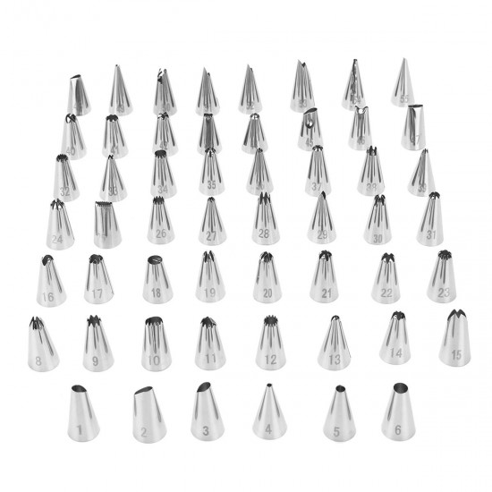 118 PCS Cake Decorating Tools Set DIY Cake Piping Tips Turntable Rotating Cake Stand Pastry Nozzle Baking Tools 118 PCS Cake Decorating Tools Set DIY Cake Piping Tips Turntable Rotating Cake Stand Pastry Nozzle Baking Tools