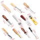 11PCS Leather Carving Punch Cutter Hammer Essential Tools Set Manual Craft DIY Leather Carving To