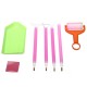 11pcs 5D Diamond Painting Kit A4 Copy Board DIY Diamond Painting Accessories Set Bracket A4 Cloth Bag Set Three Block Light A4 Copy Desk Tools Kit