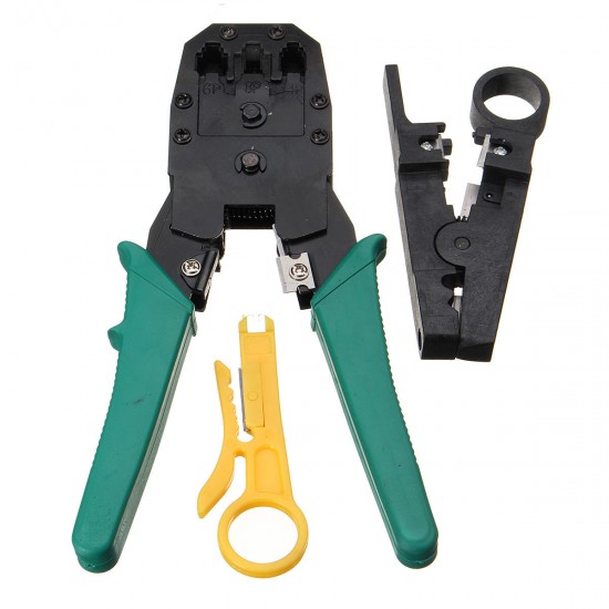 11pcs Network Combination PC Cable Wire Tester Crimping Cutter Punch Tools Kit Set 11pcs Network Combination PC Cable Wire Tester Crimping Cutter Punch Tools Kit Set